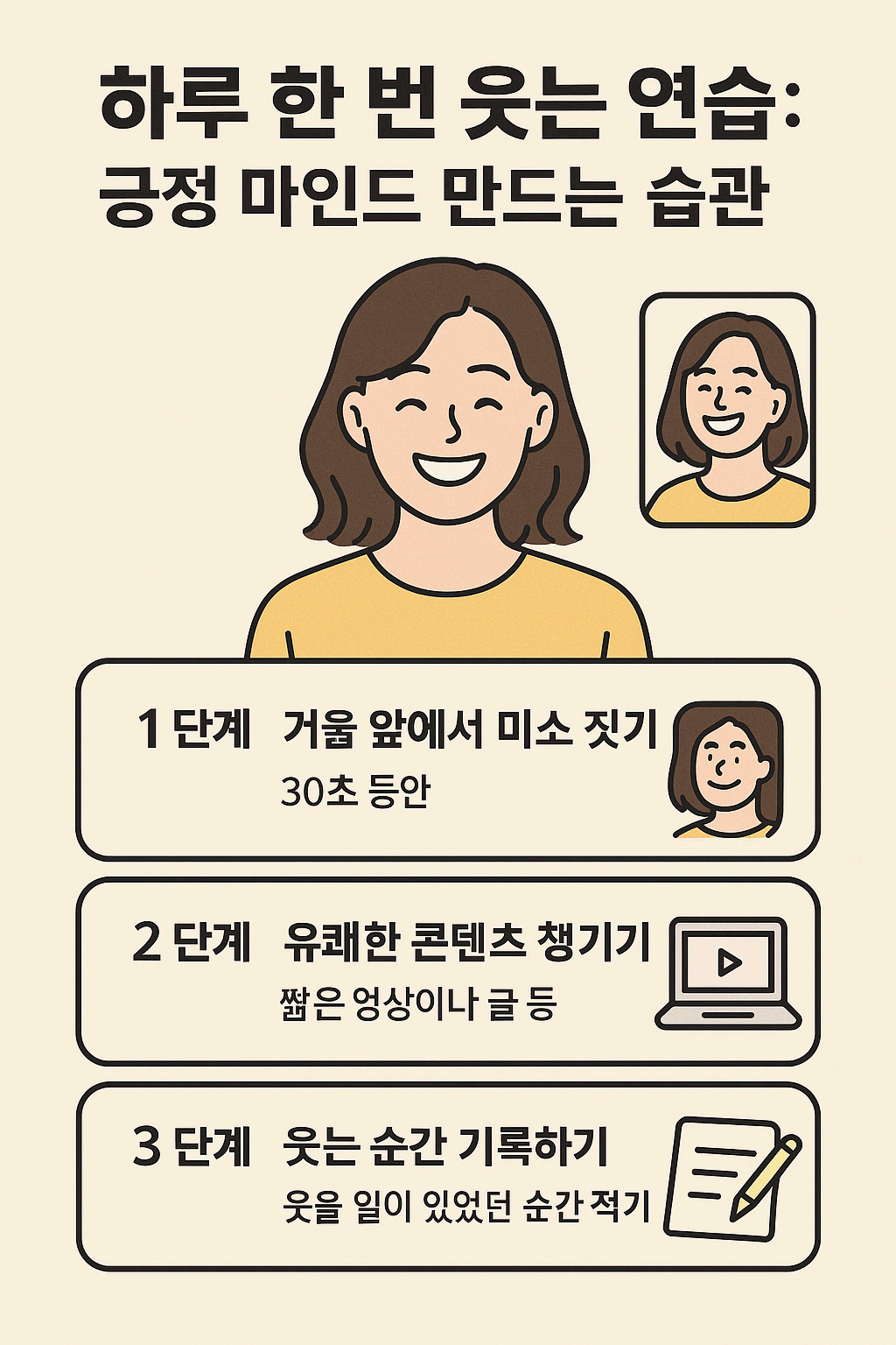 하루 한 번 웃는 연습이 만드는 놀라운 변화