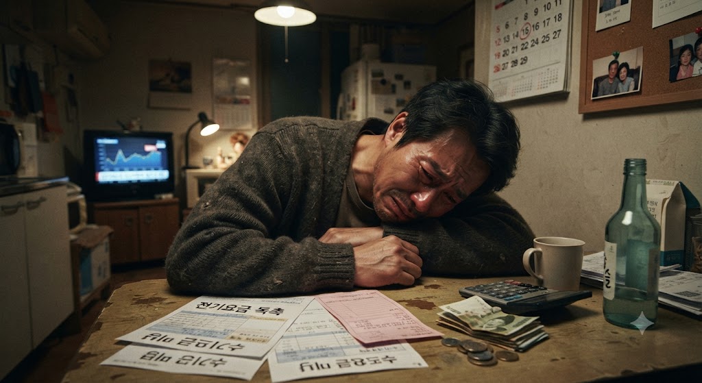울고 있는 아버지