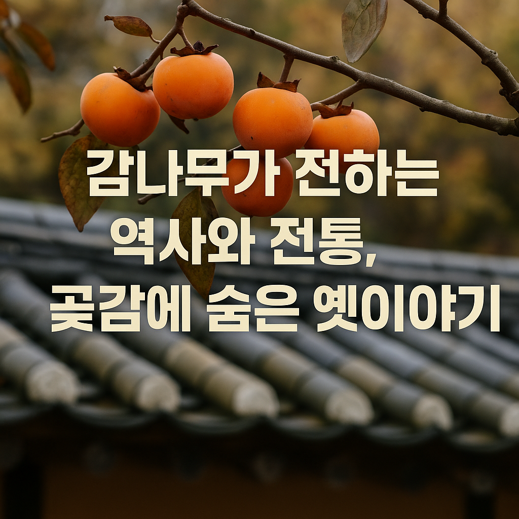감나무가 전하는 역사와 전통 곶감에 숨은 옛이야기