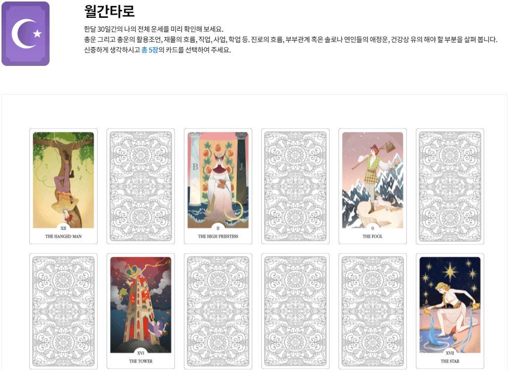 월간-타로카드-뽑기