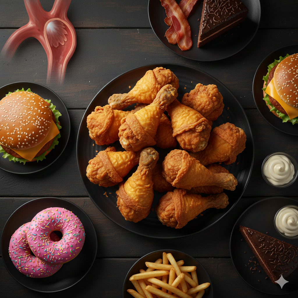 콜레스테롤 높은 대표 음식들