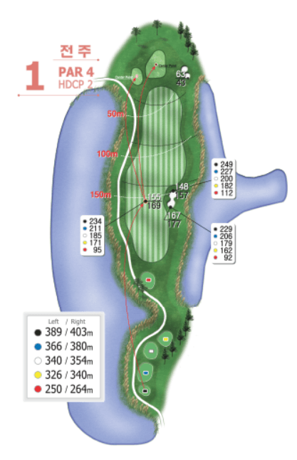 전주 코스 1 Hole