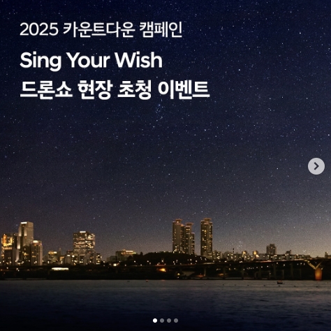 Sing Your Wish 드론쇼