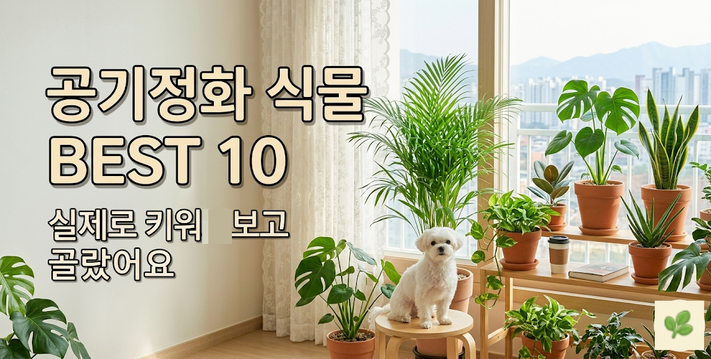 공기정화 식물 BEST 10