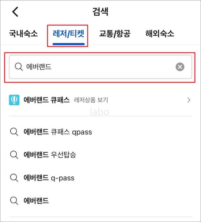 에버랜드 큐패스(Q-PASS) - 야놀자