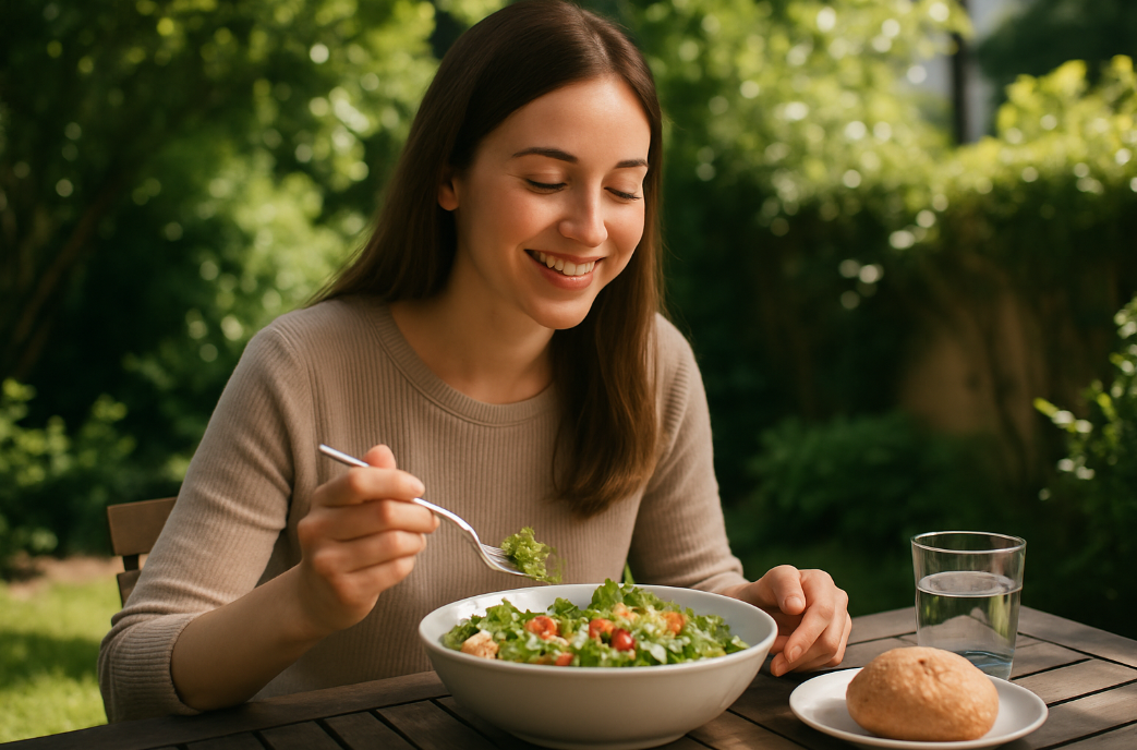 자연광 아래에서 식사하는 것이 멘탈에 미치는 긍정적 효과