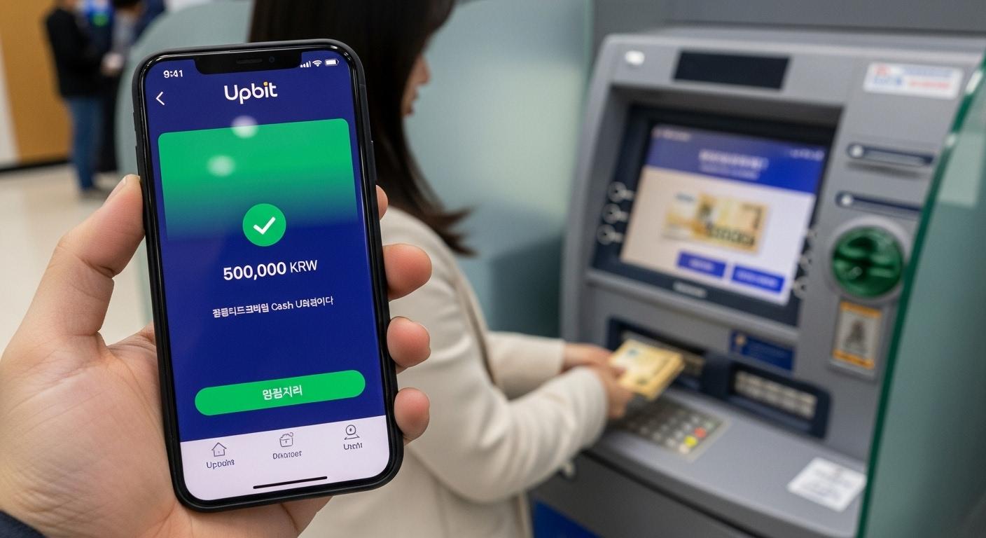 업비트 현금 출금