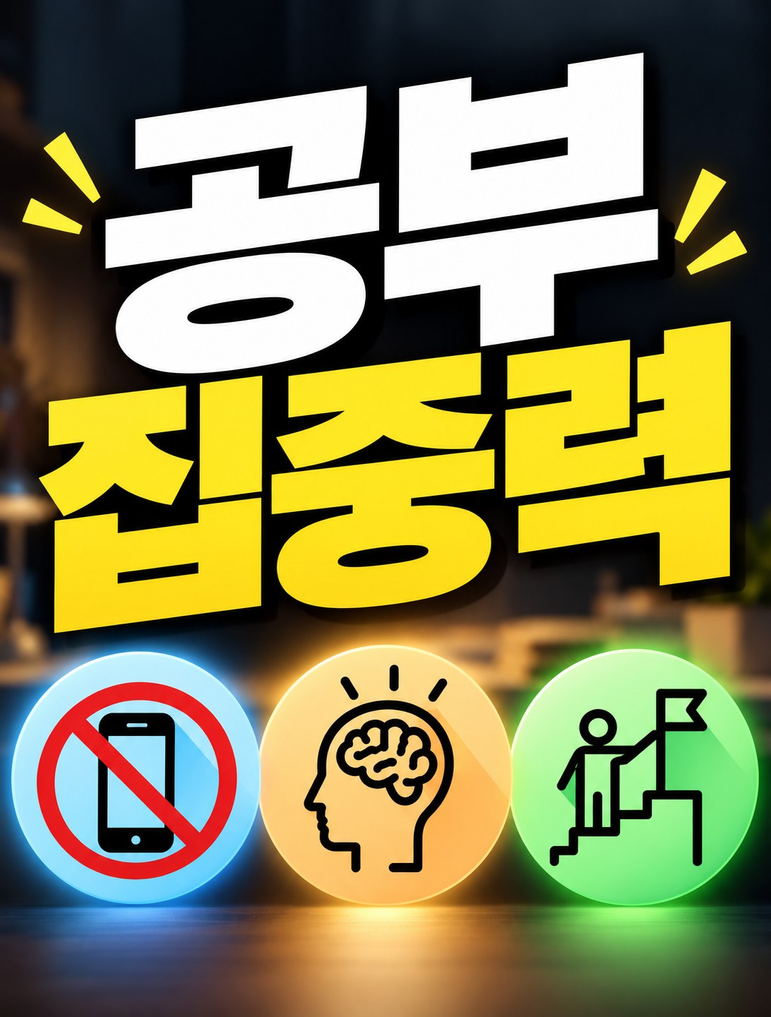 물리적 격리와 메타인지 자기효능감을 활용한 공부 집중력 향상 방법