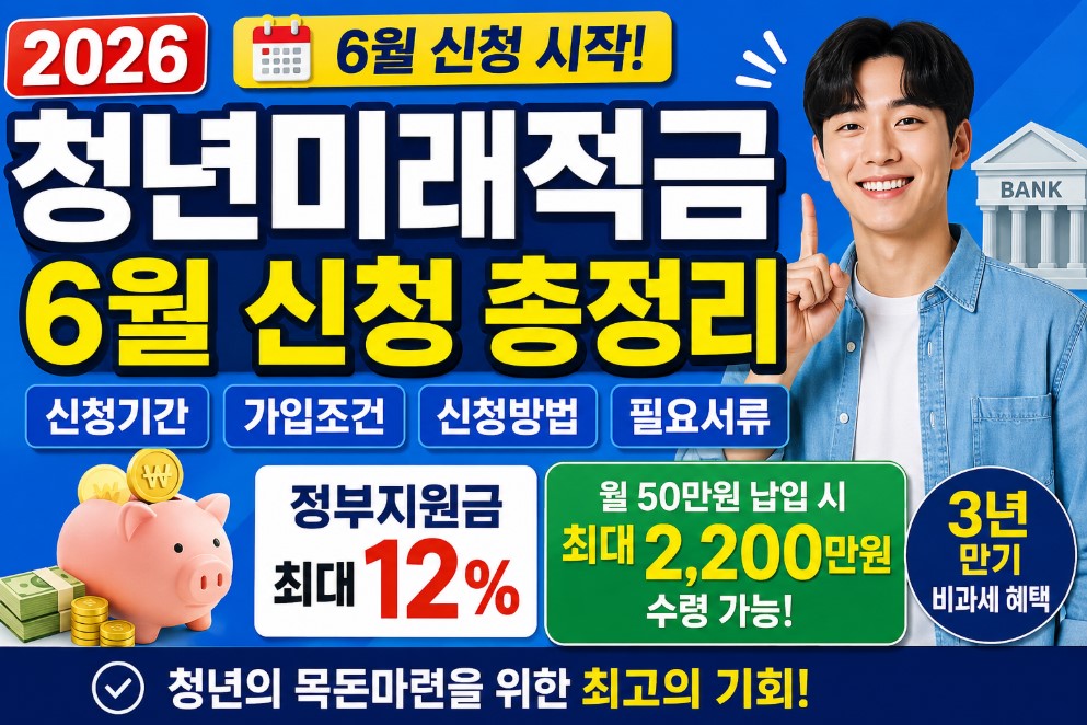 2026 청년미래적금 6월 신청 총정리