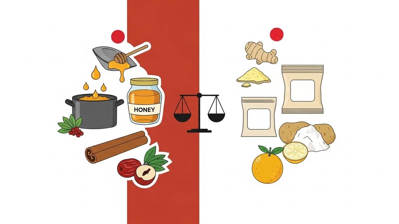 한국식 vs 일본식 생강차의 핵심 차이점 정리