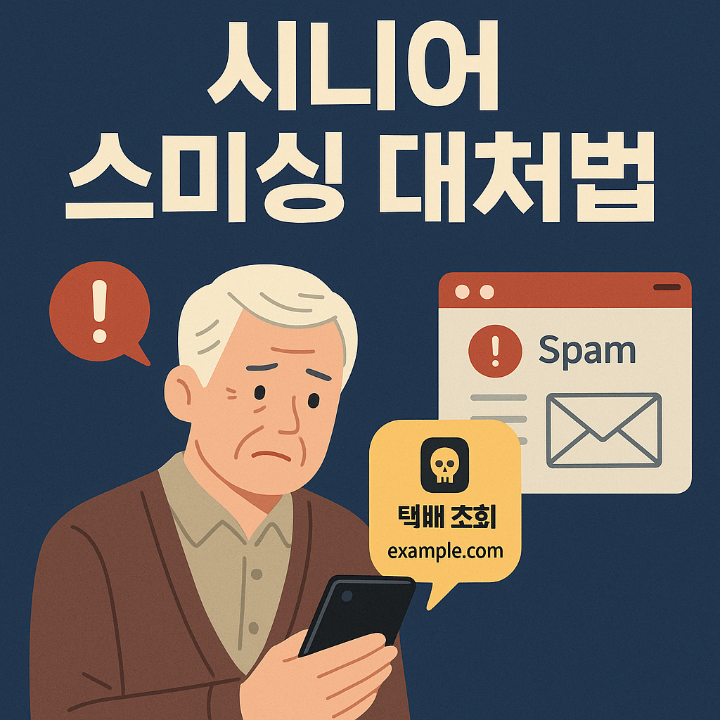 시니어 스미싱 대처법