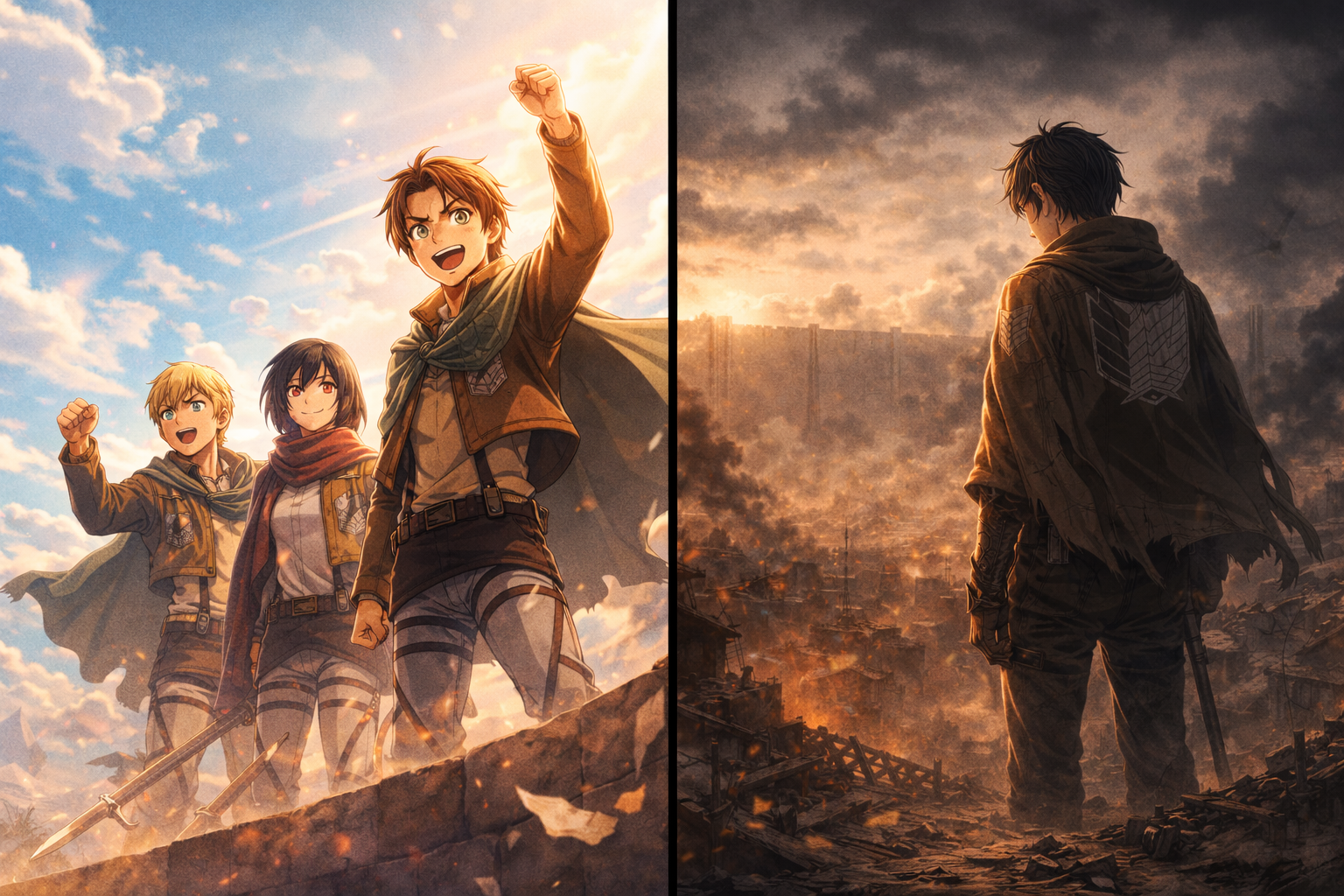 진격의 거인이 기존 청소년묽과 다른 점