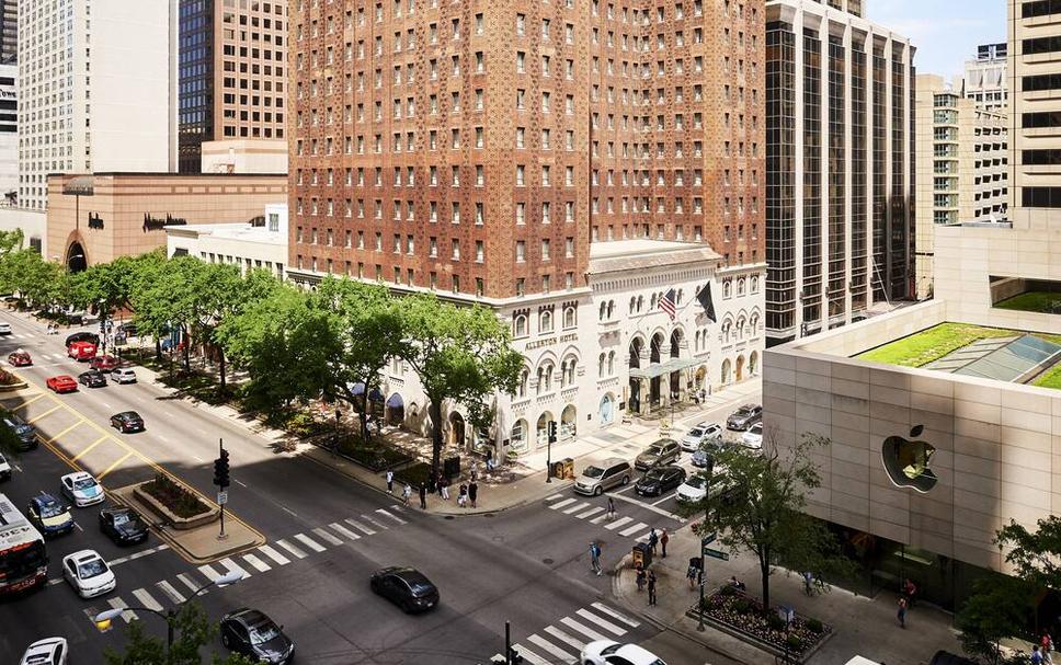 미국 시카고 일리노이 위치 좋은 숙소 추천 워릭 앨러튼 호텔