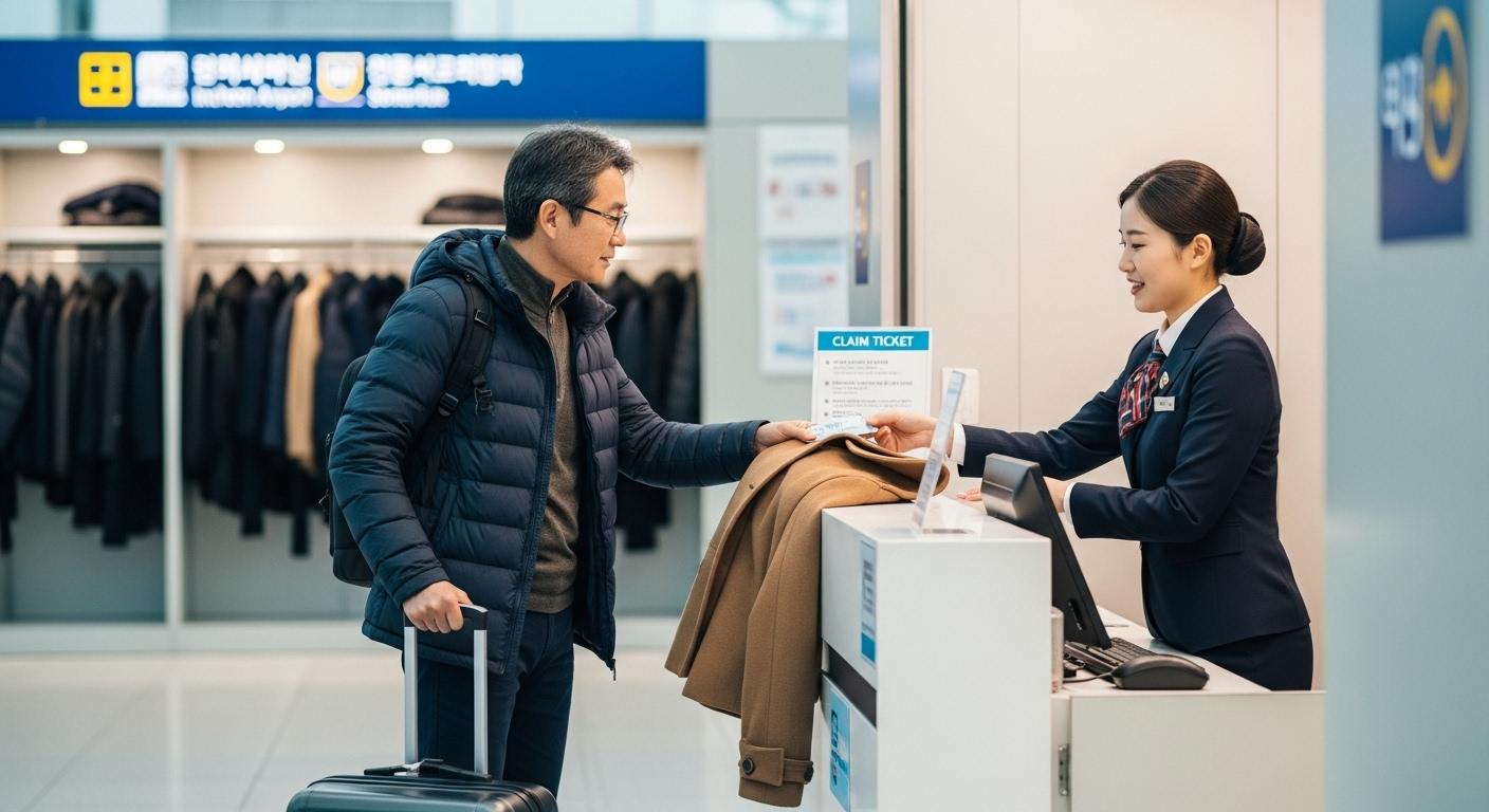 인천공항 코트보관