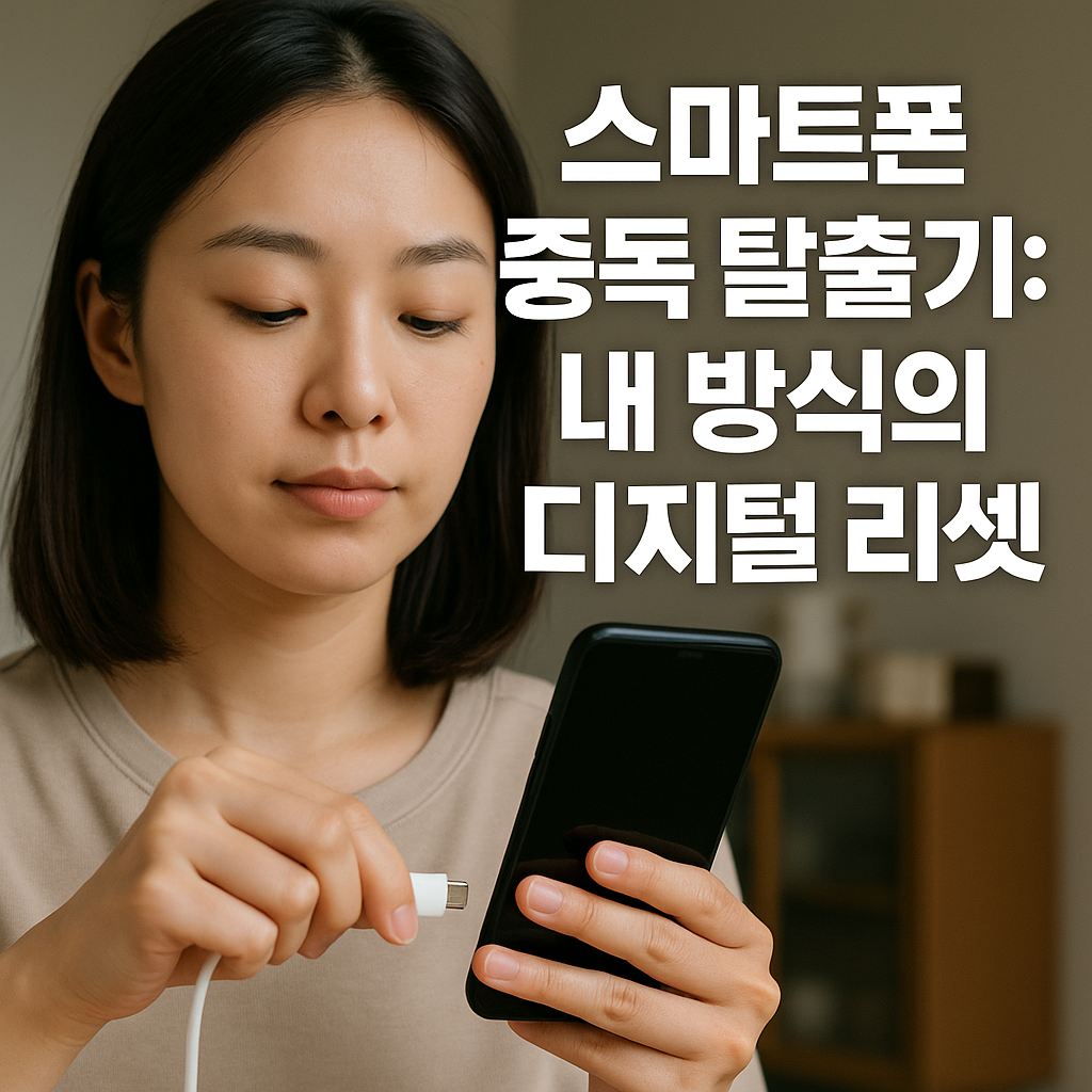 스마트폰 중독 탈출기: 내 방식의 디지털 리셋
