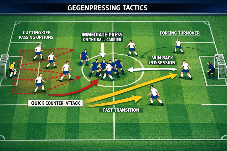 현대 축구 게겐프레싱 전술