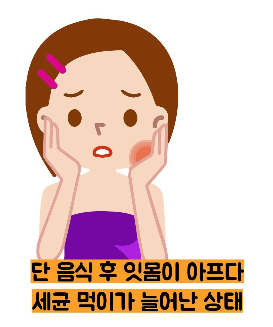 잇몸이 붓고 아플때