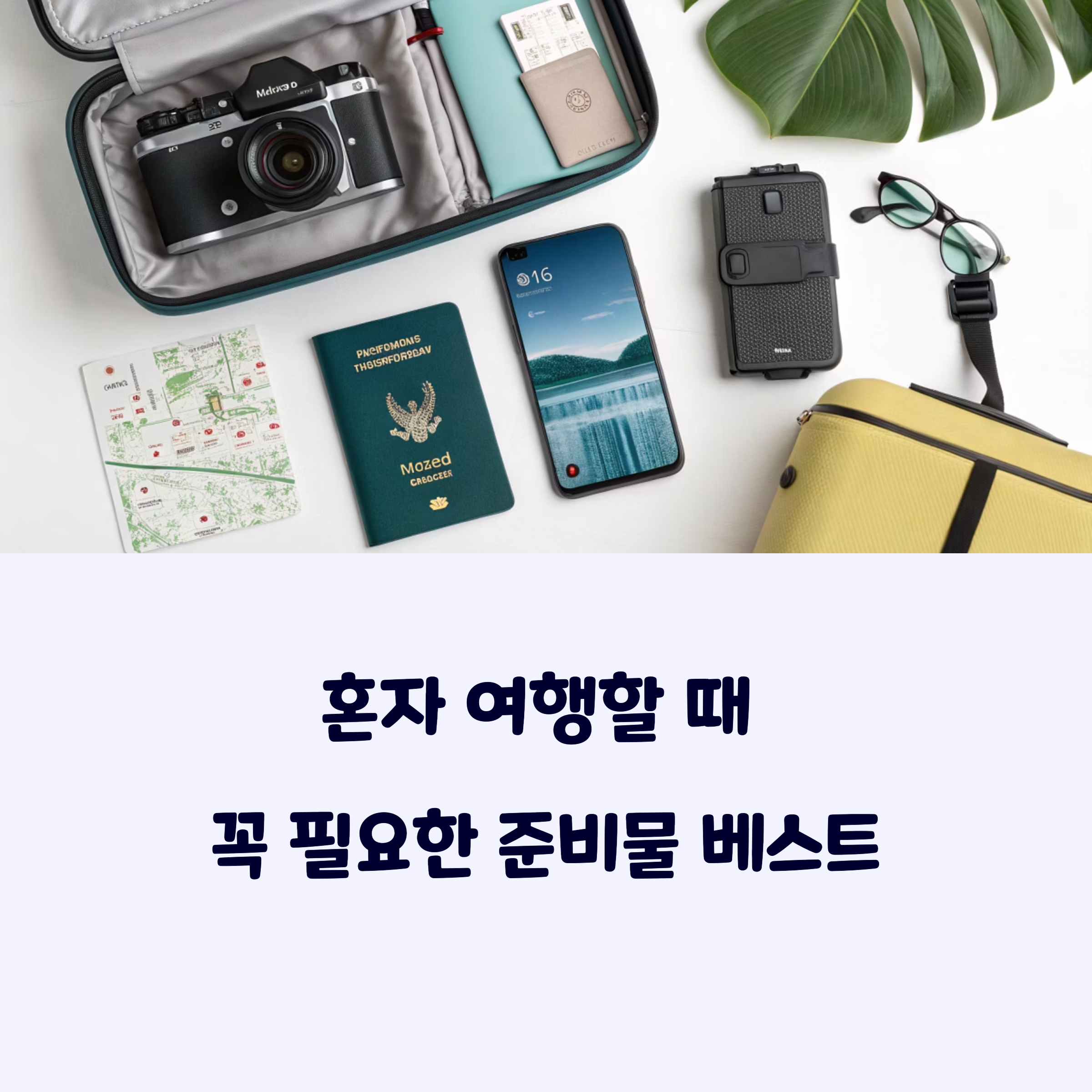 혼자여행준비물