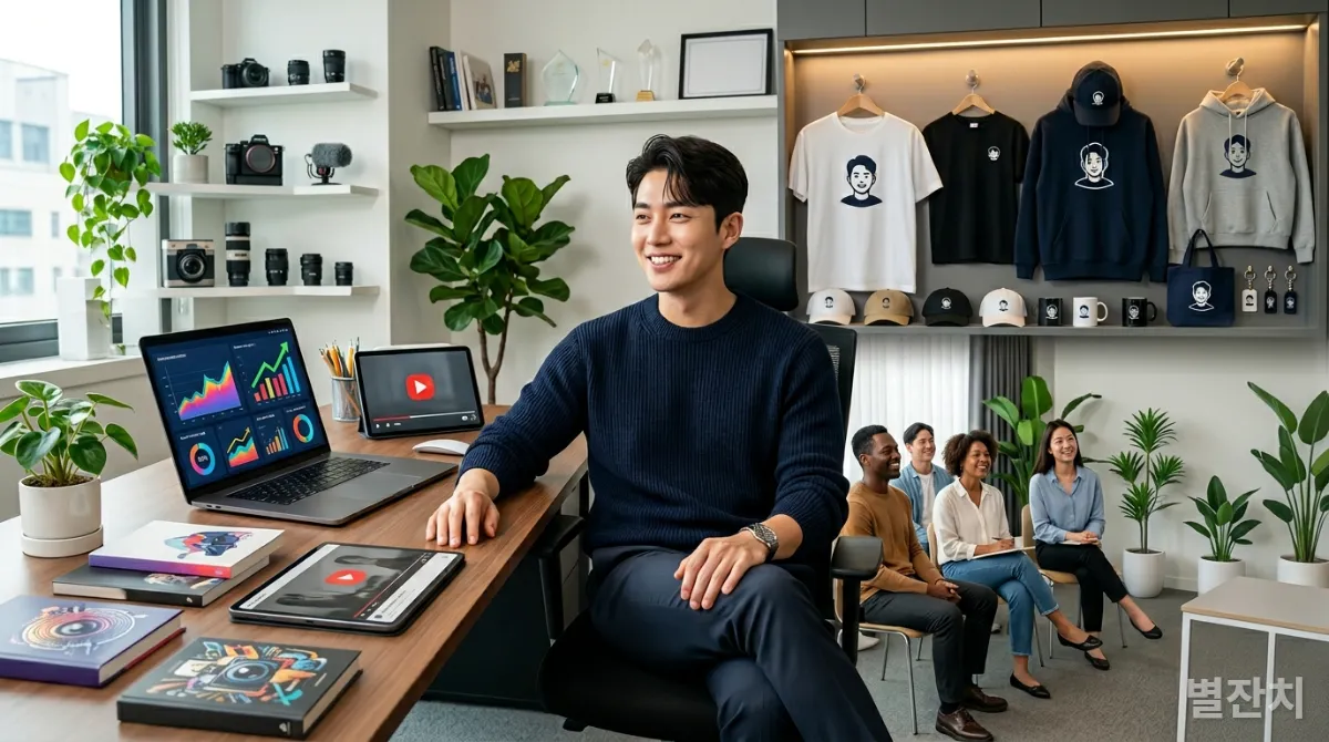다양한 수익 모델을 통해 성장하는 한국 크리에이터의 비즈니스 모습