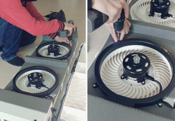 스탠드 에어컨 청소방법 청소주기 간단해요.