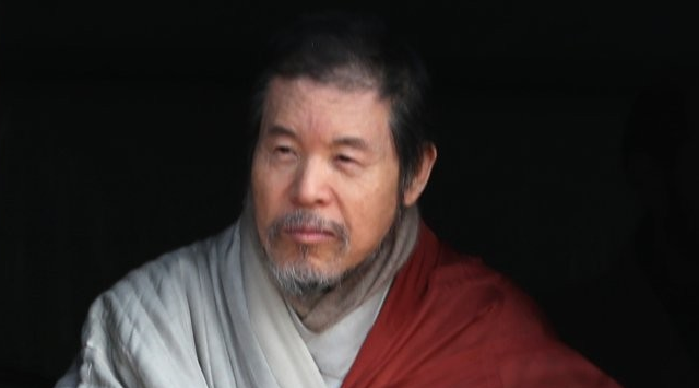 자승 스님 머리