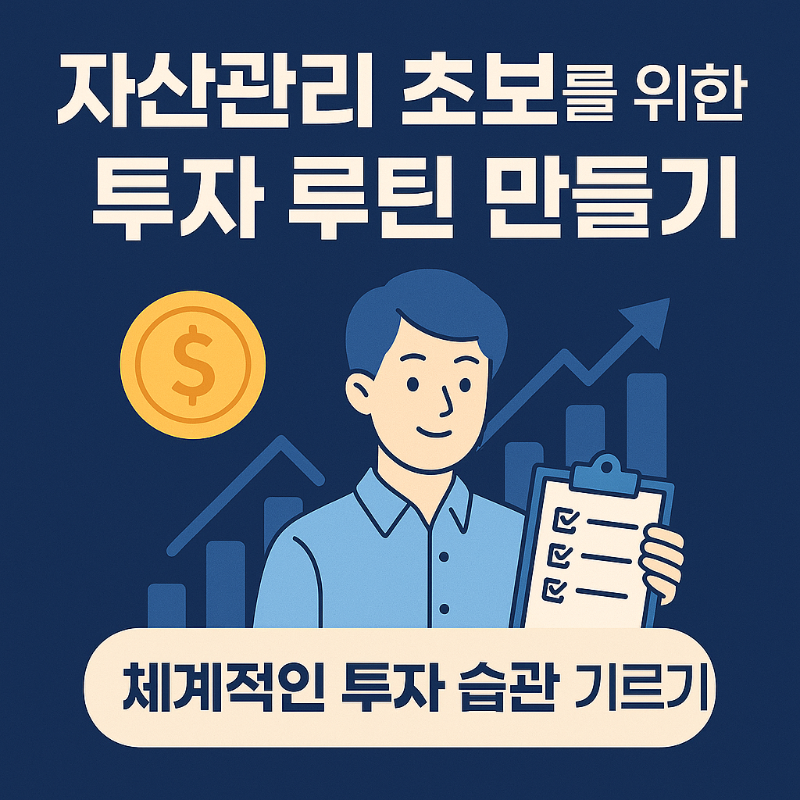 자산관리 초보를 위한 투자 루틴 만들기