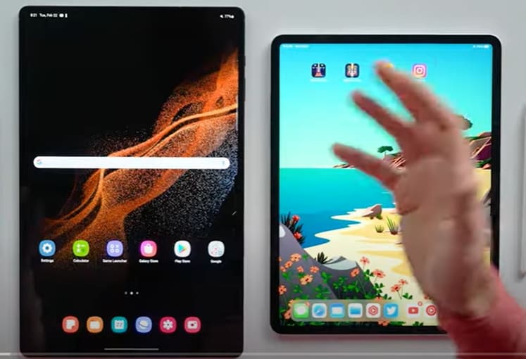 규칙을 깬 Galaxy Tab S8 Ultra 공개..아이패드와 누가 이길까