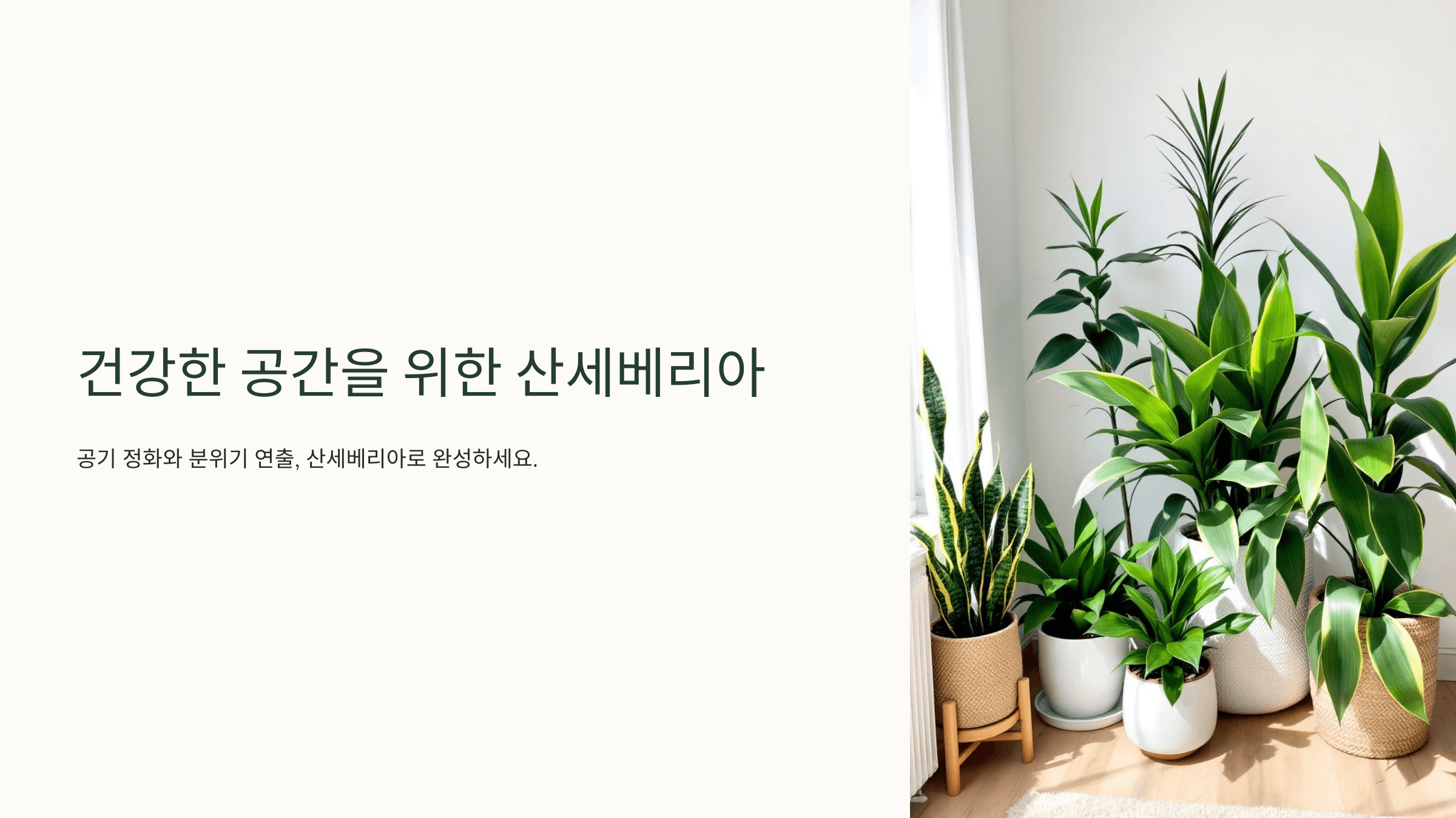 산세베리아 사진입니다.