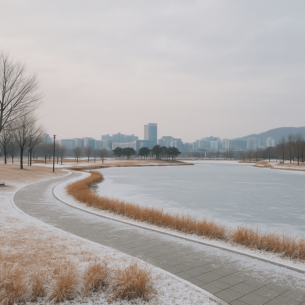 12월 겨울 세종 중앙공원 산책에서 느끼는 도심 속 고요함과 사계절 쉼터의 매력