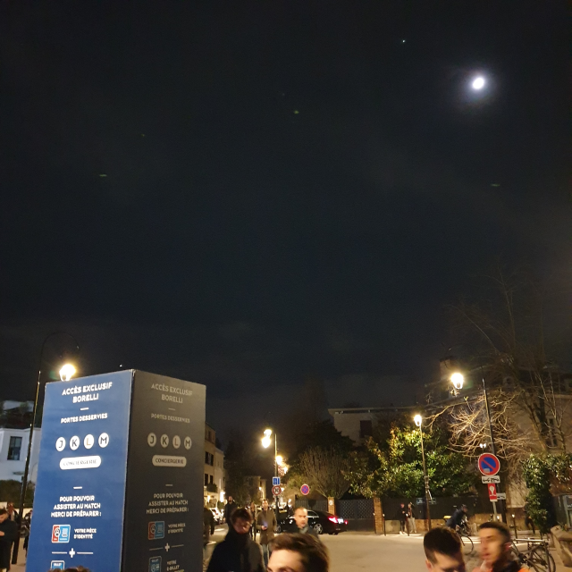 프랑스 파리 파르크 데 프랑스 경기장 도착