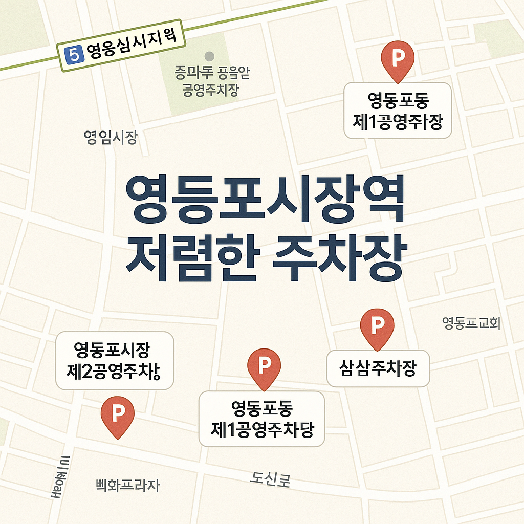 영등포시장역 주차장