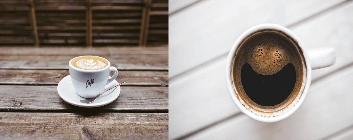 카페라떼와 아메리카노