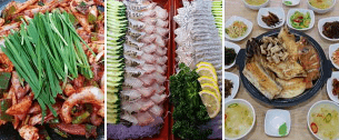 자갈치 시장 맛집 &quot; 자갈치원조연탄불산꼼장어 &quot; 음식 사진
