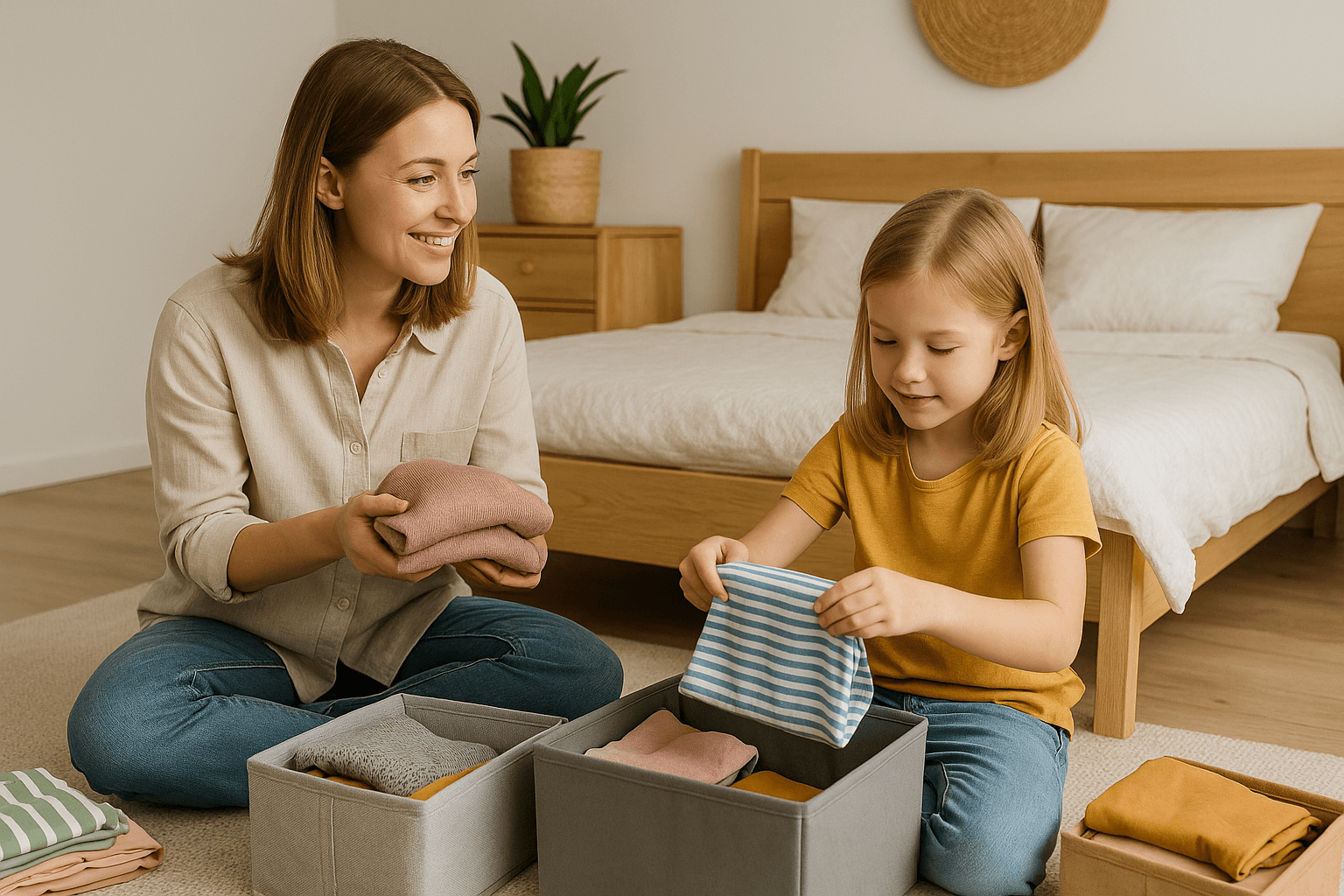 아이와 함께하는 계절별 옷 정리로 자립심 키우기