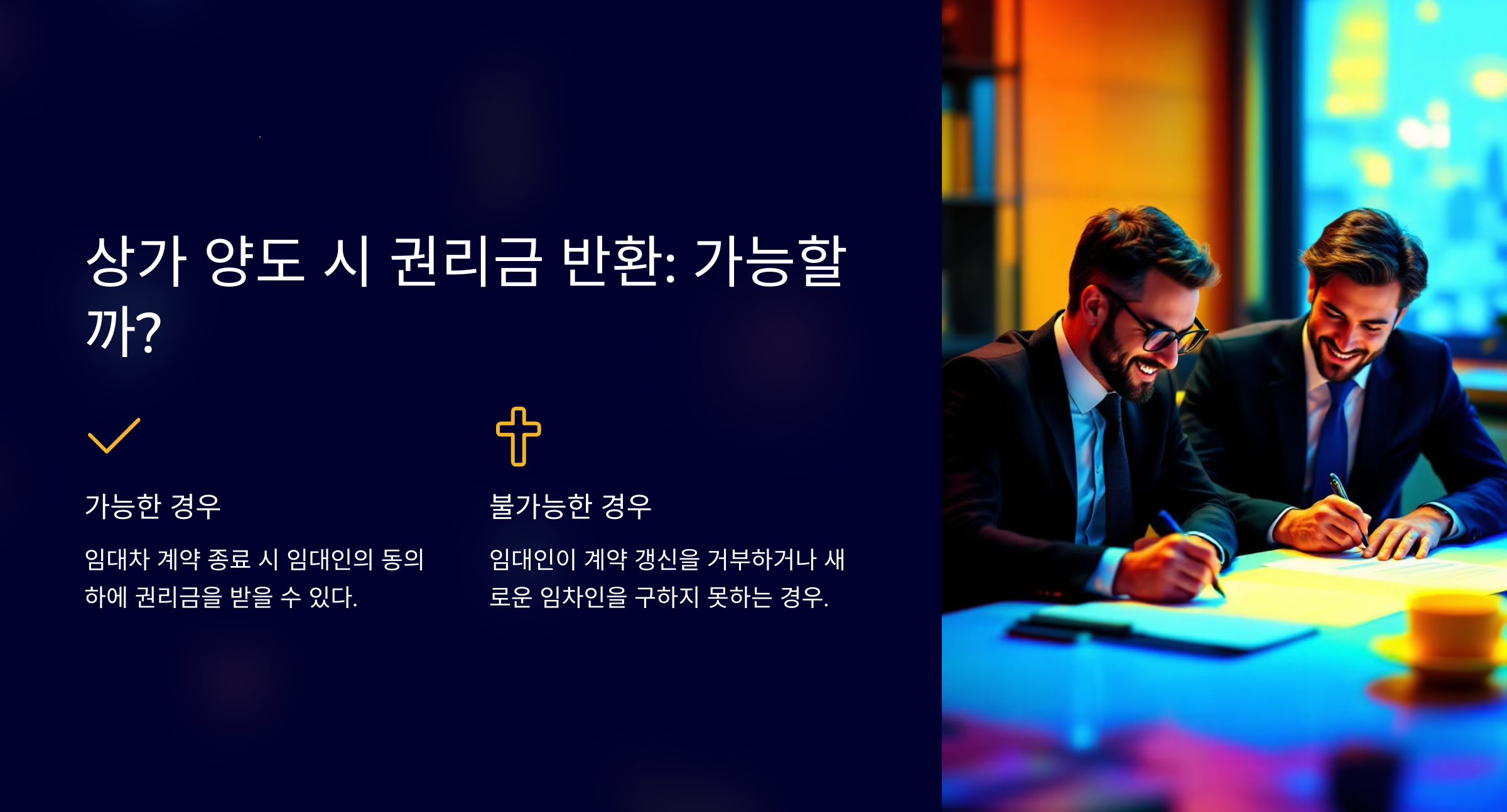 권리금 반환
