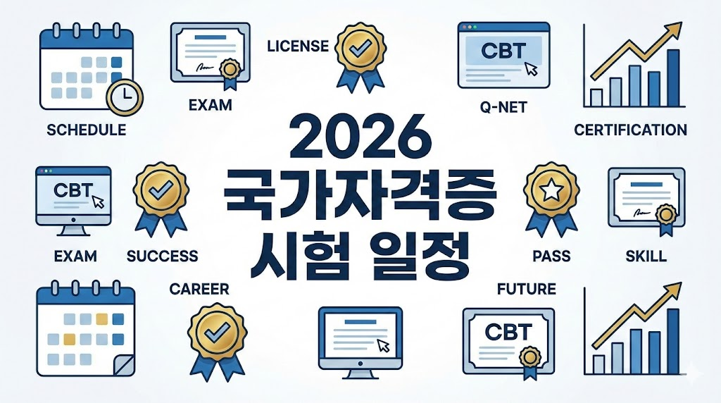 2026년 국가기술자격증 시험 일정 및 합격 가이드