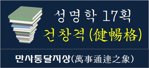성명학-17획-건창격-만사통달지상