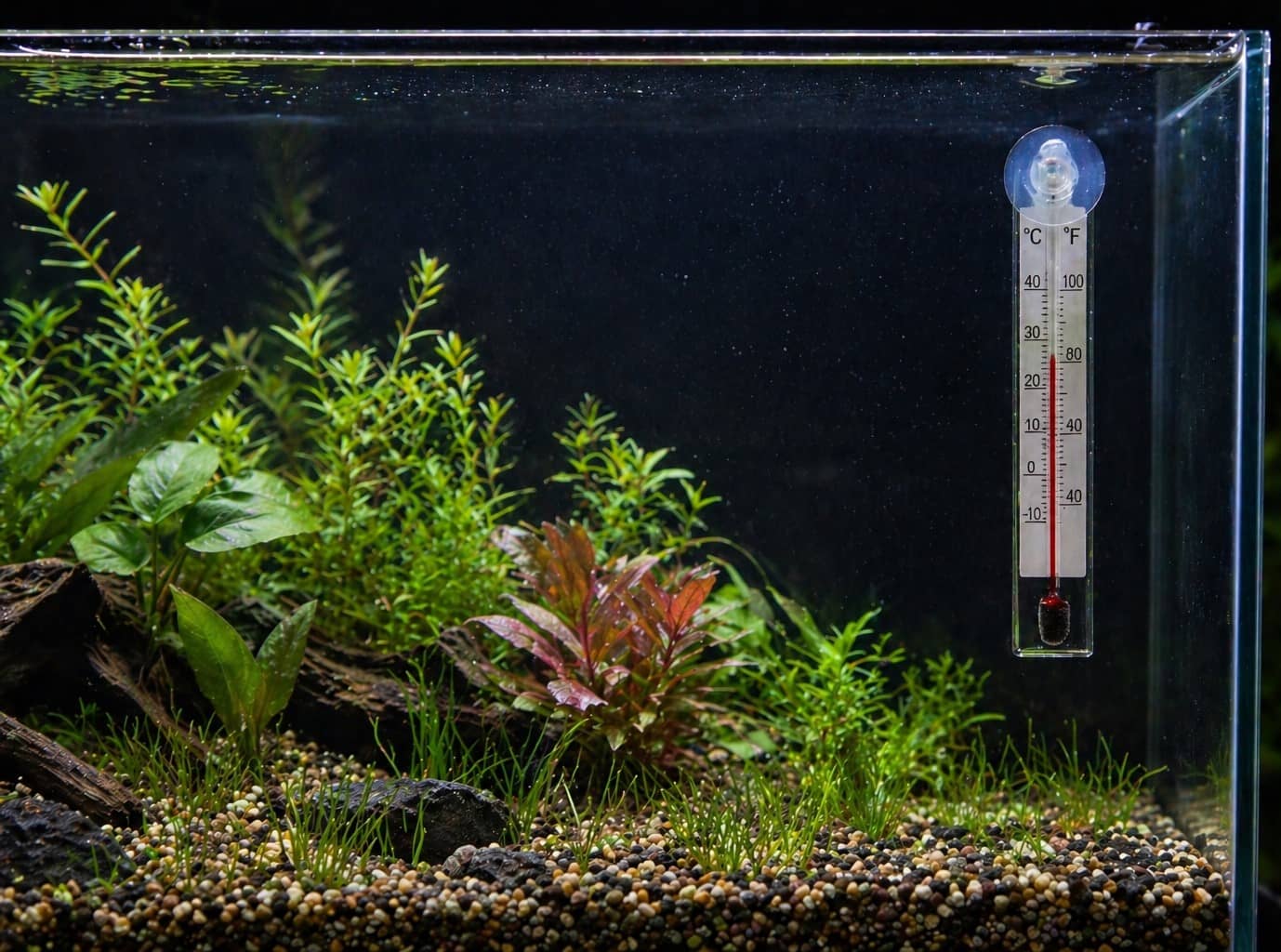 나노 어항 겨울철 온도 출렁임 해결법: 히터 선택, 와트 계산, 온도계 위치까지 한 번에 정리