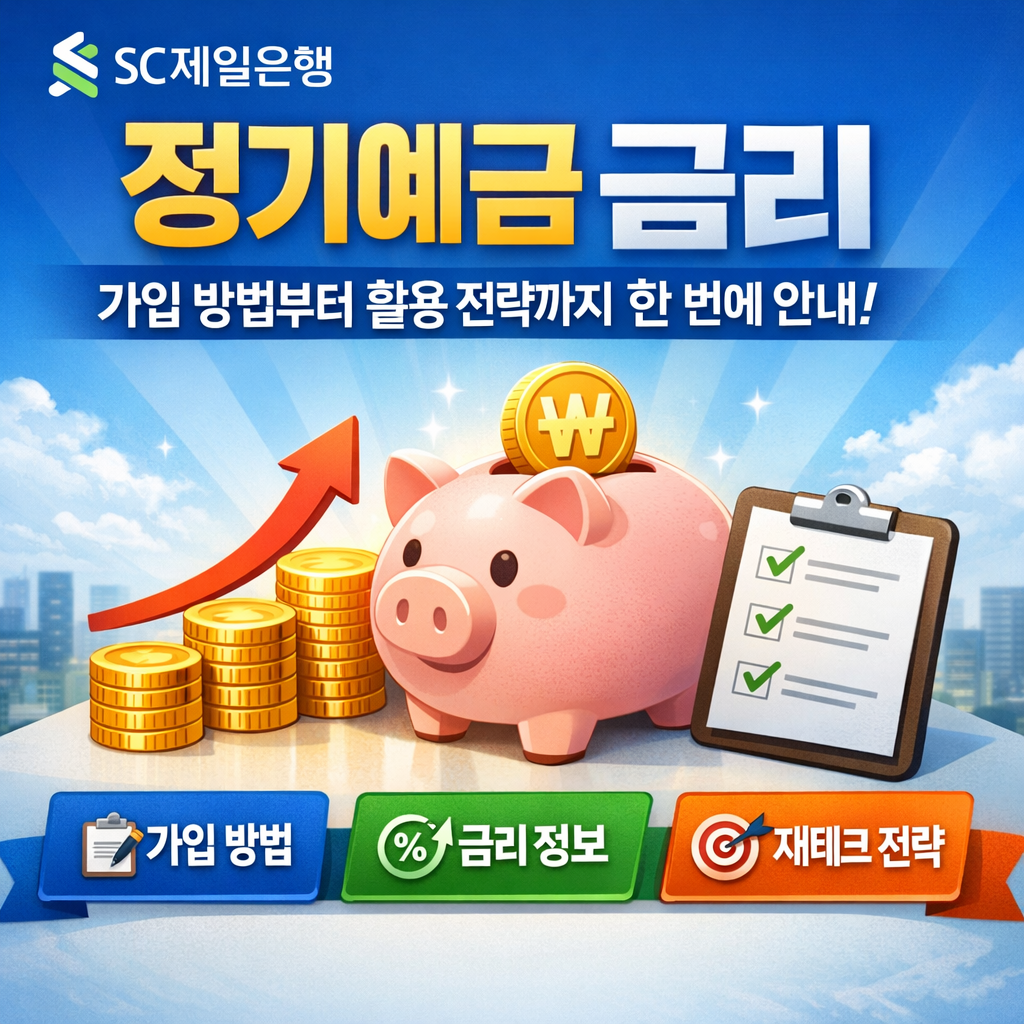 sc제일은행 정기예금 금리