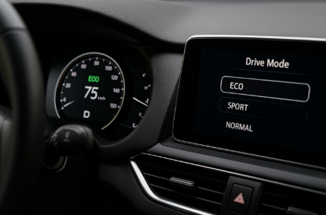 자동차 드라이브 모드 (에코, 스포츠, 노멀)