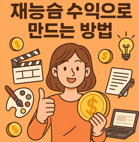재능을 수익으로 만드는 방법에 관련한 이미지