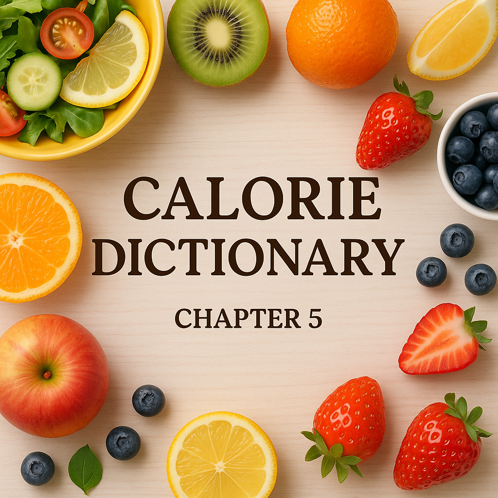 칼로리 사전 챕터 (5/7)