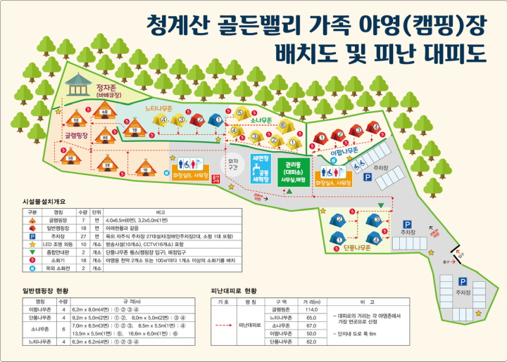 성남시 청계산골든밸리캠핑장 소개