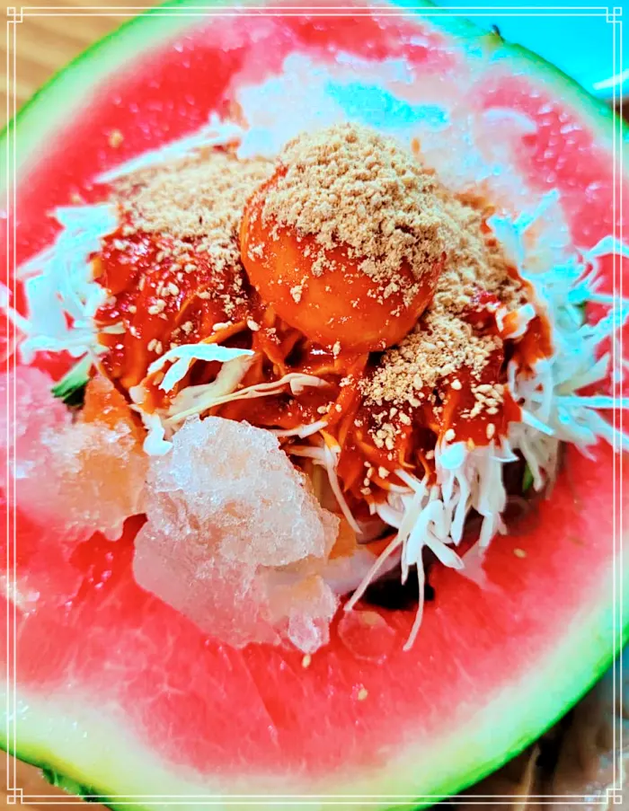 인천 화평동 맛집 수박냉면, 세숫대야 냉면