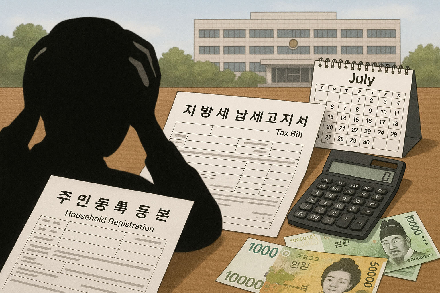 주민세 고지서 왜 받았을까?|세대주 납부 대상·면제 사유·가산세까지 총정리