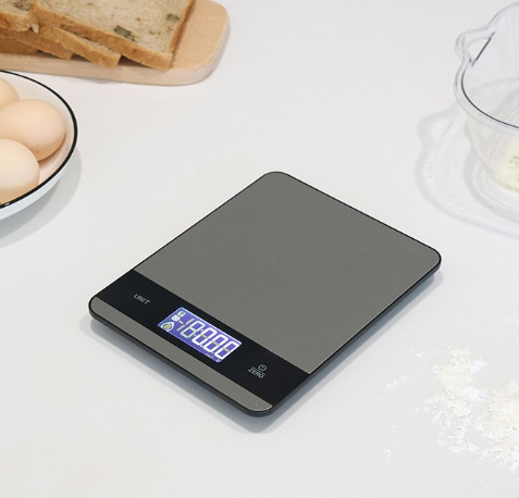 키볼리 터치 저울: 키볼리 터치식 스테인리스 주방 전자저울 1kg