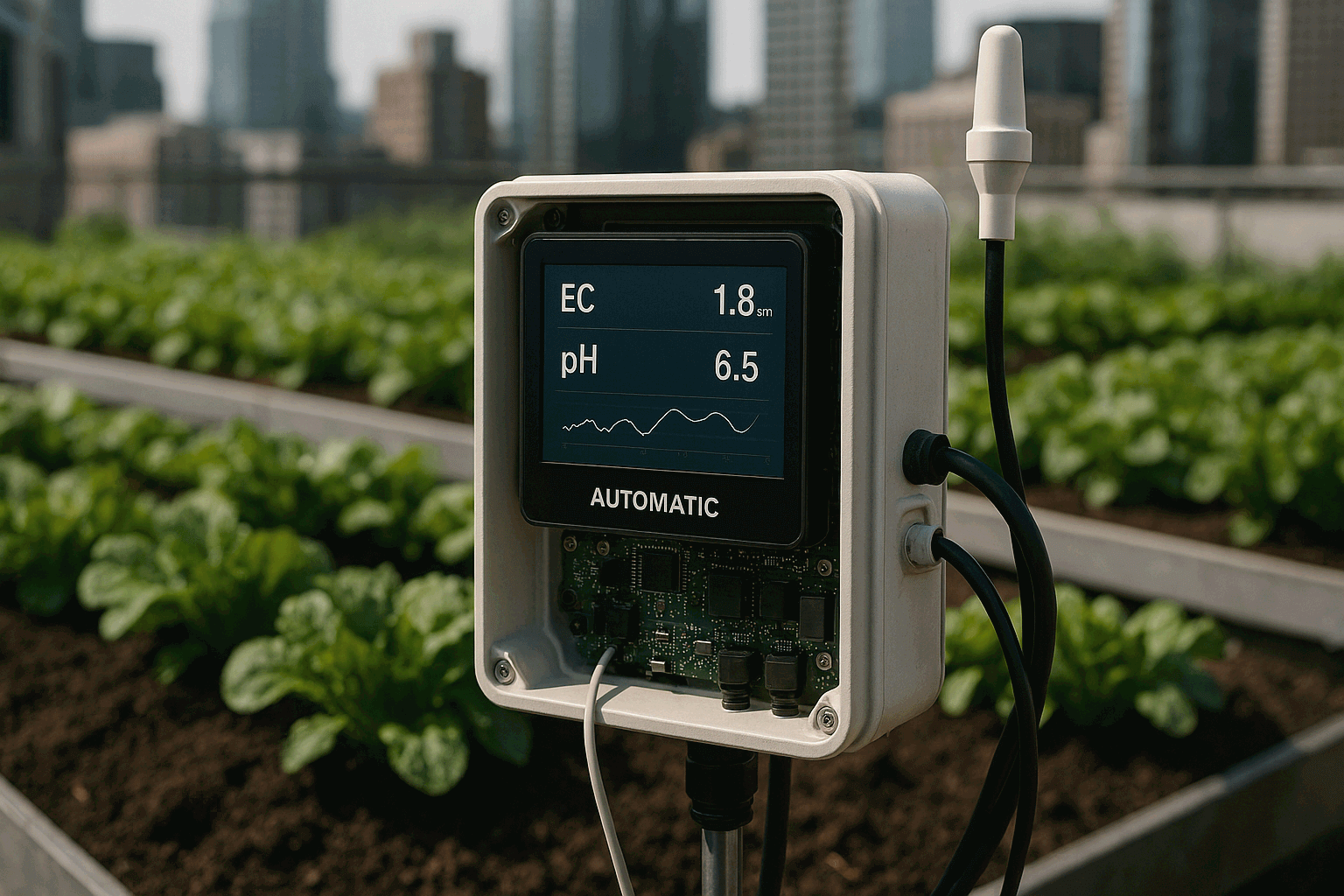 도시 텃밭의 자동 비료 공급 시스템: 스마트 영양 관리의 시작