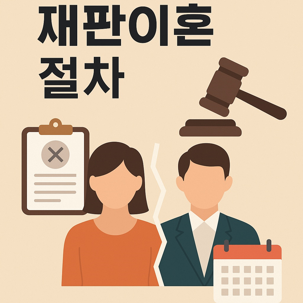 재판이혼 절차 관련 그림