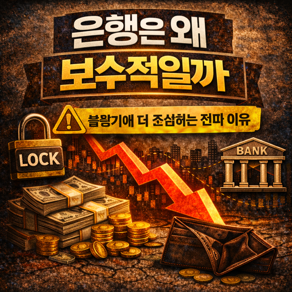 은행은 불황기에 왜 더 보수적으로 변할까