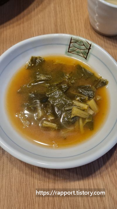 곤드레향기-된장국